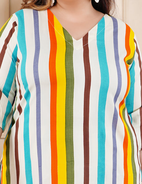 Designer Multi Color Coord Set