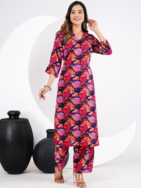 Designer Printed Floral Coord Set