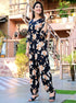 Designer Black Floral Coord Set