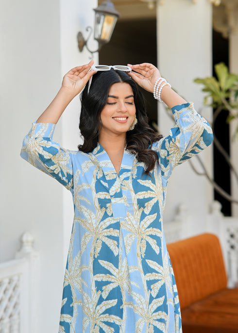 Designer A-Line dress