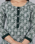 Designer Pure Cotton Green Printed Kurti