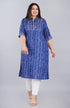 Designer Plus size A-Line Rayon Kurti