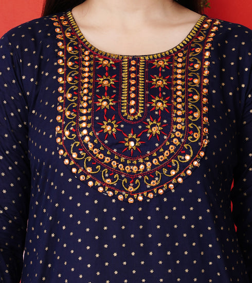 Designer Embroidered Kurti