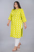 Designer Plus size Light Green Kurti