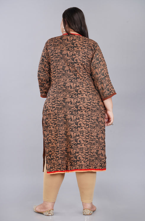 Embroidery Multicolor Kurti