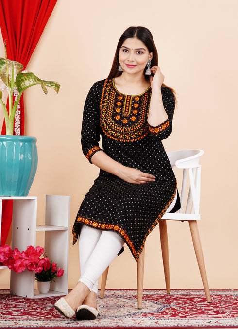 Designer Embroidered Kurti