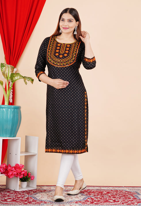 Designer Embroidered Kurti