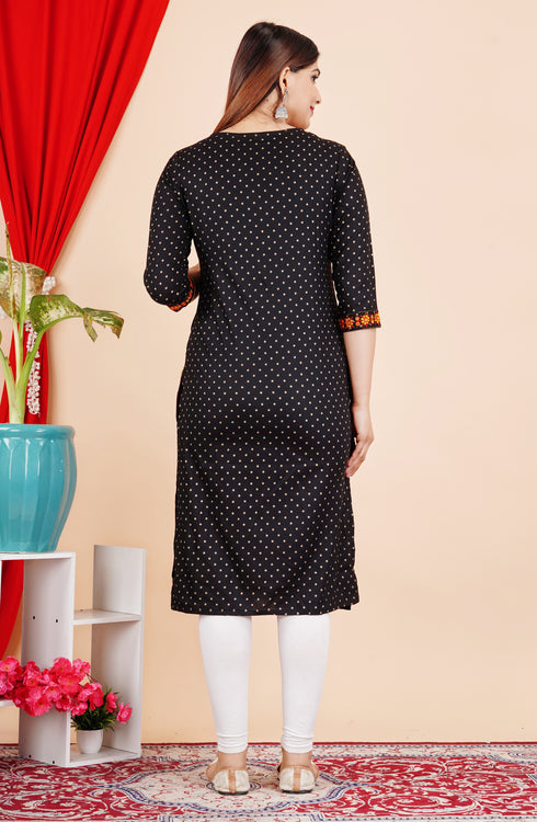 Designer Embroidered Kurti