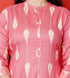 Plus size Pink Kurti with dori